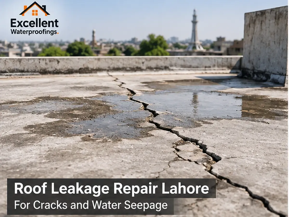 Roof leakage repair Lahore for cracks and water seepage